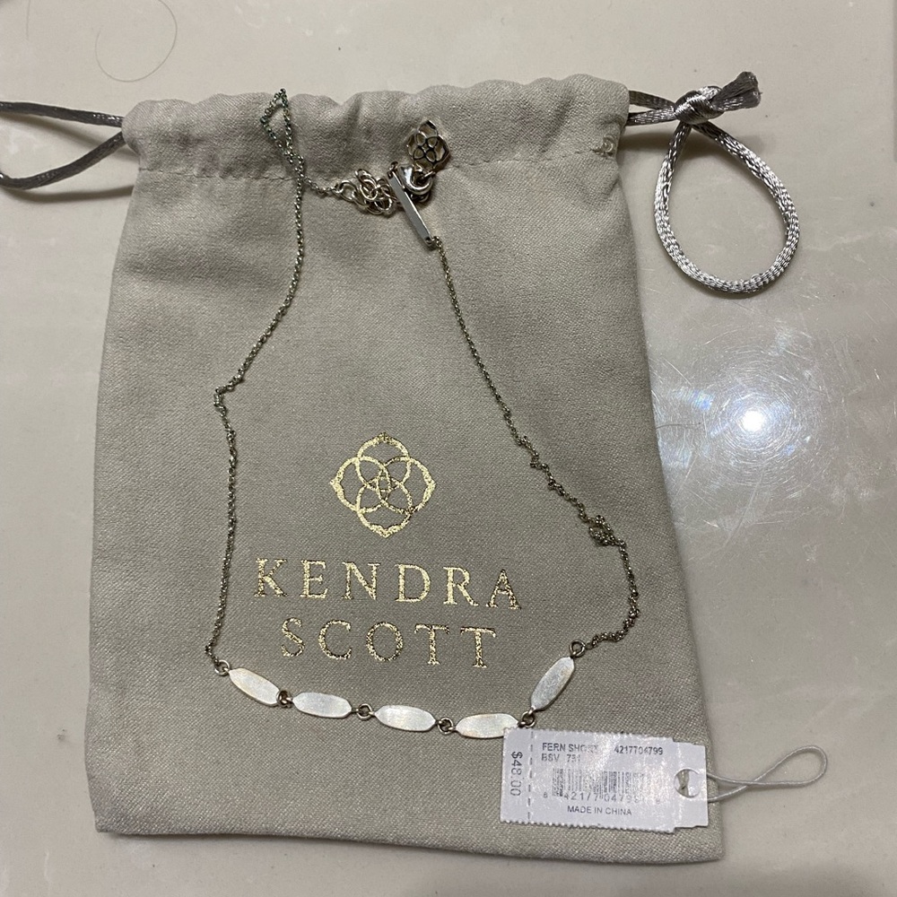 Kendra Scott silver necklace